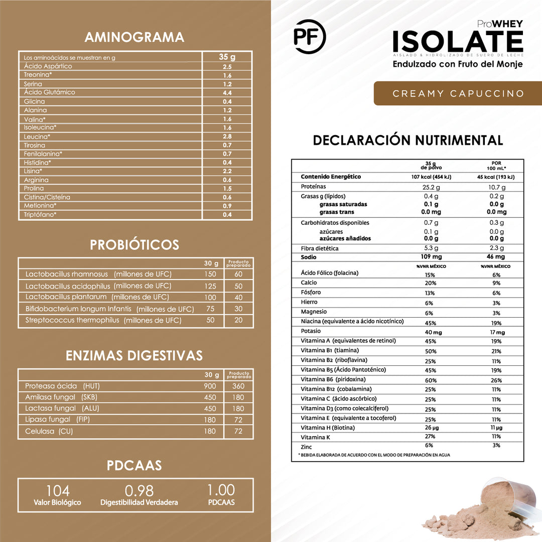 ProWHEY Proteína Isolate Capuccino
