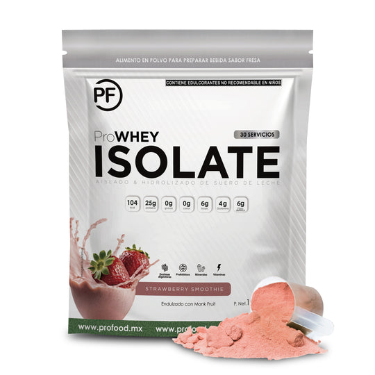Proteina WHEY ISOLATE (ISO) Fresa, 1050 g