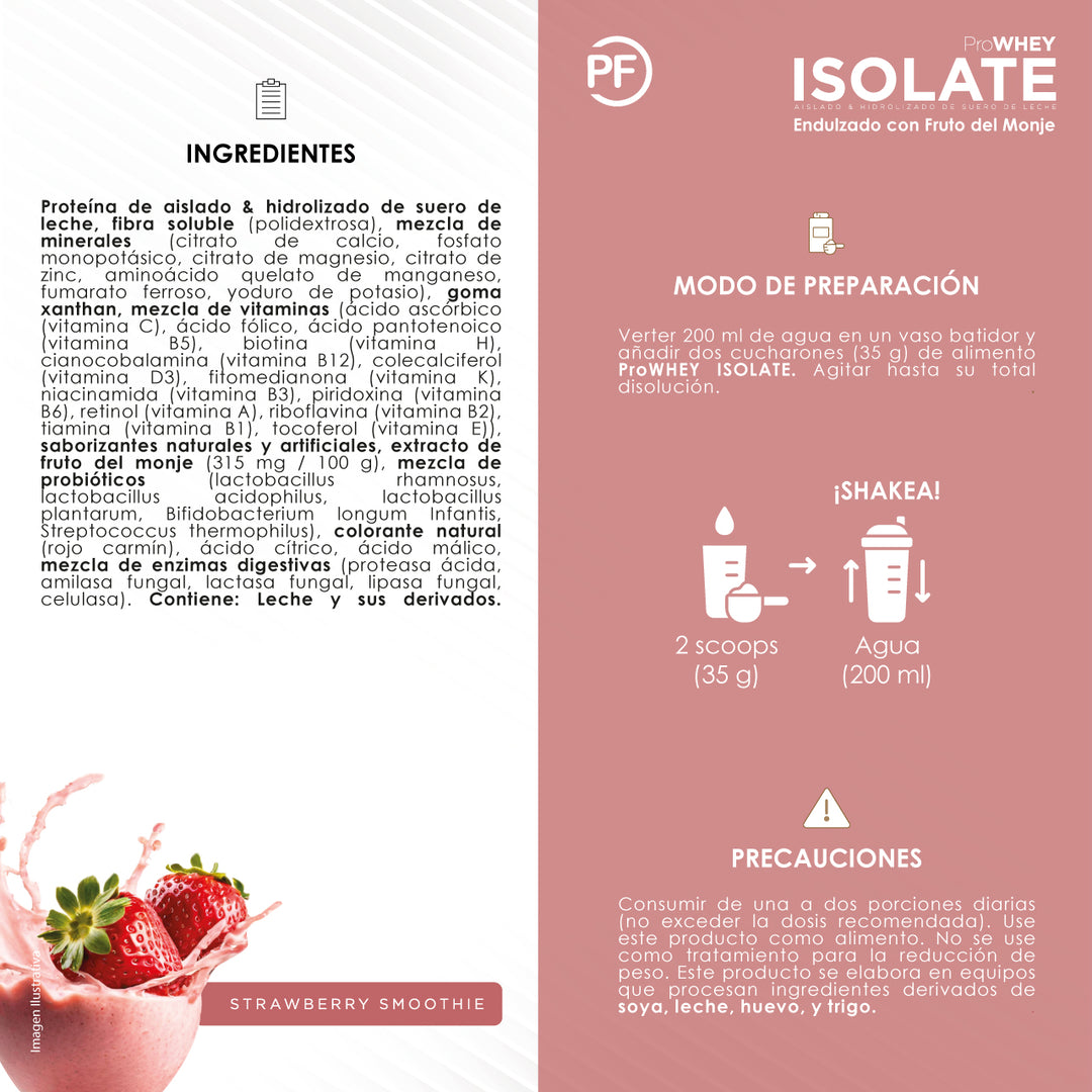 ProWHEY Proteína Isolate Fresa