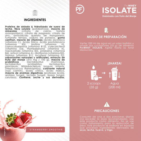 ProWHEY Proteína Isolate Fresa