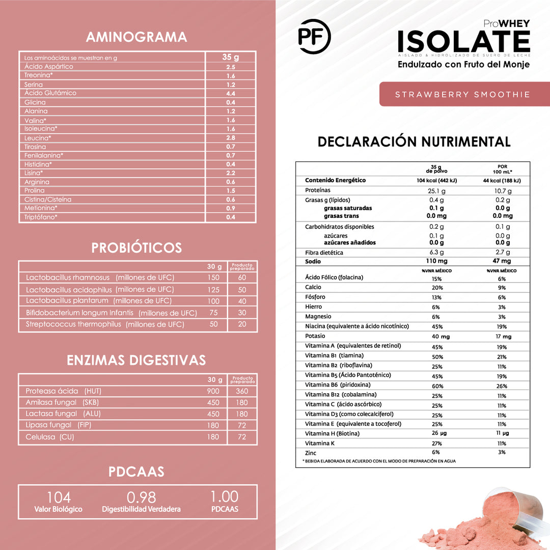 ProWHEY Proteína Isolate Fresa