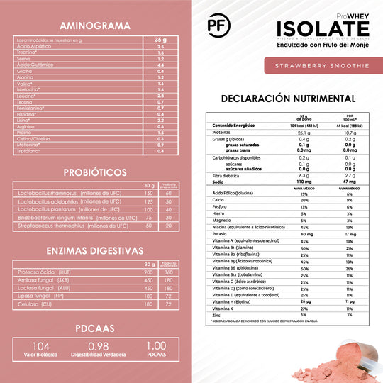 ProWHEY Proteína Isolate Fresa
