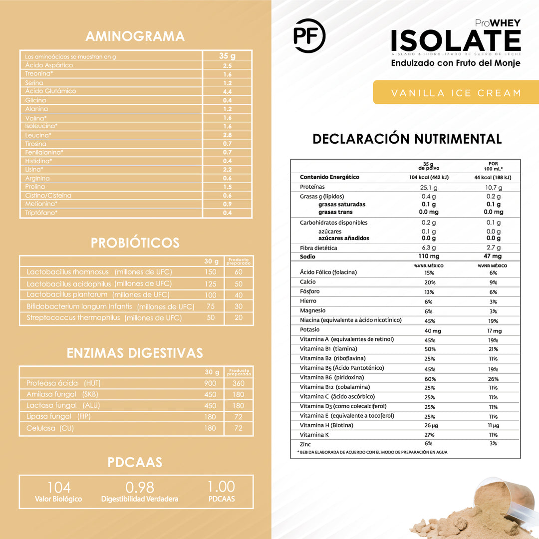 ProWHEY Proteína Isolate Vanilla