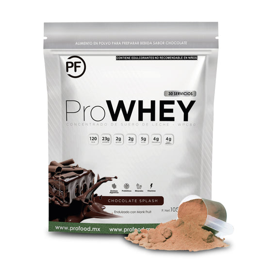 ProWHEY WPC80: Proteína Concentrada de Suero Chocolate, 1050 g